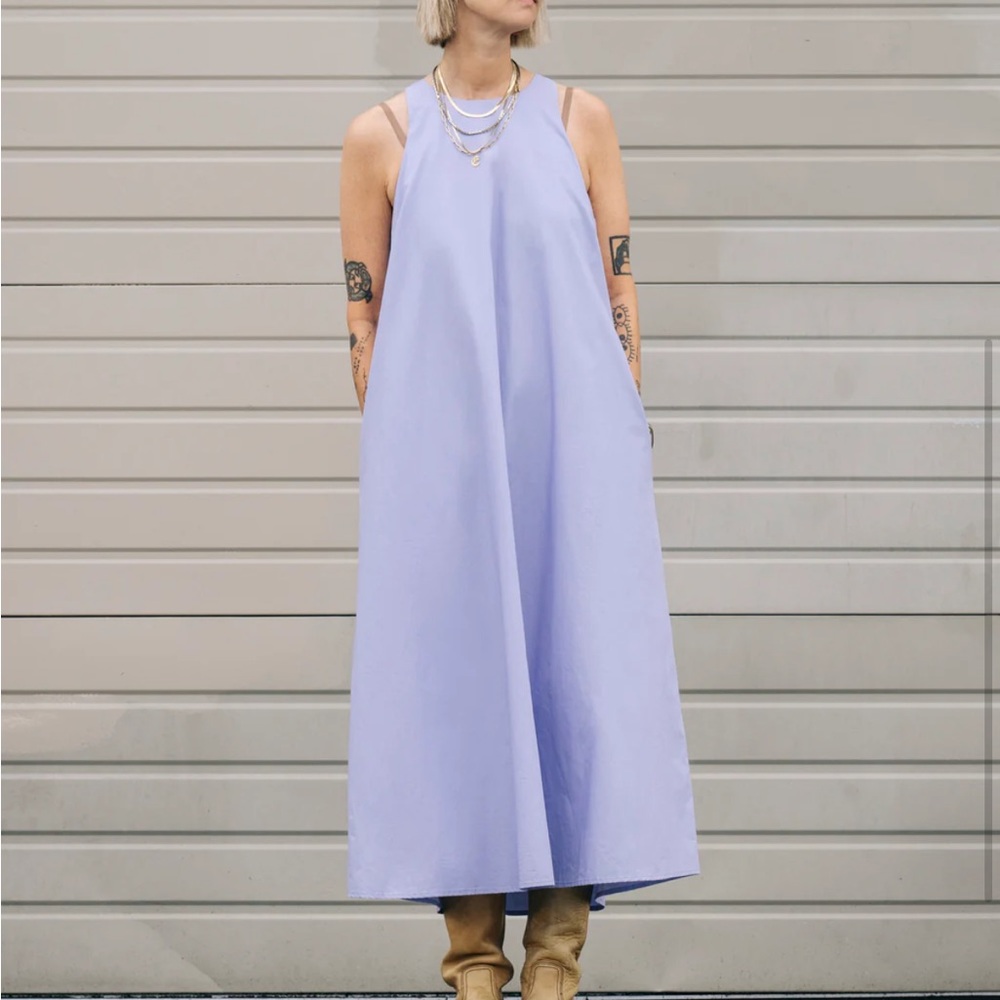Small lilac maxi Roucha dress